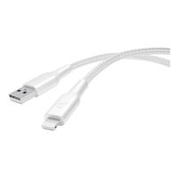 Powerology Braided USB-A To Lightning Data & Fast Charge Cable 1.2m - White