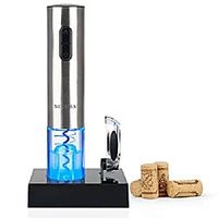 secura electric wine opener, automatic electric wine bottle corkscrew opener with foil cutter, rechargeable (stainless steel) Lightinthebox - thumbnail