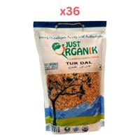 Just Organic Toor Dhal 500gm 500gm Pack of 36