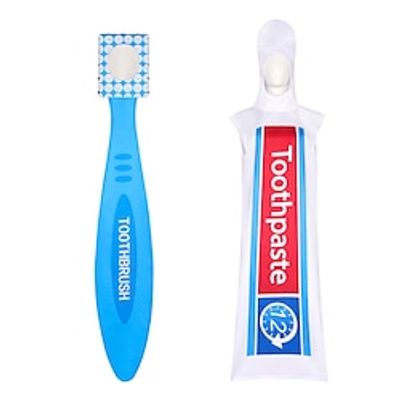 Toothpaste Toothbrush Cosplay Costume Funny Costumes Halloween Group Family Costumes Adults' Men's Women's Unisex Cosplay Funny Costume Party Masquerade Halloween Carnival Masquerade Easy Halloween Lightinthebox