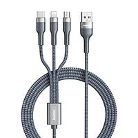 Remax Micro USB Lightning USB C Cable All-In-1 1 to 3 High Speed 2 A 1.2m(4Ft) TPE For Samsung Xiaomi Huawei Phone Accessory miniinthebox - thumbnail