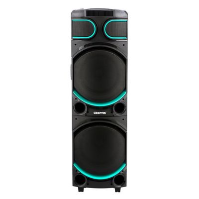 Geepas Rechargeable Professional Speaker, LED Lights-(GMS11170)