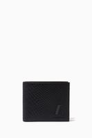 EA Monogram BiFold Wallet in Snake Print Leather EA Monogram BiFold Wallet in Snake Print Leather