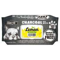 Absolute Pet Absorb Plus Charcoal Pet Wipes Lemon 80 Sheets - thumbnail