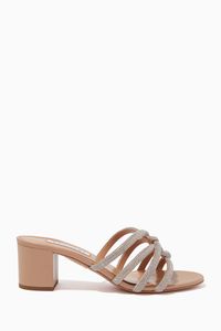 Moondust 50 Mules in Nappa Leather