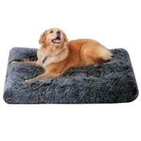Coco Kindi Plush Square Pet Bed-Dark Gray - 70x105cm