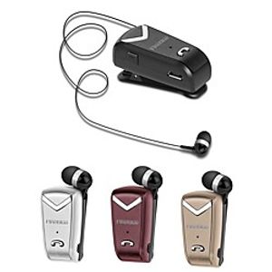 Fineblue F-V2 Collar Clip Bluetooth Headset Bluetooth4.0 Ergonomic Design with Volume Control Hands-free Calling for Apple Samsung Huawei Xiaomi MI  Mobile Phone Lightinthebox