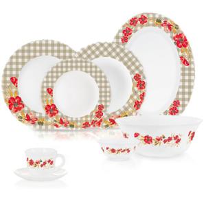 Arcopal Dinner Set Vintage Rose 38pcs