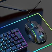 Wired Gaming Mouse Computer PC Gaming Mice USB Mouse High-Precision Adjustable 12800 DPI 10 Programmable Buttons Ergonomic Plug Play Gamer Mouse For Laptop Mac miniinthebox - thumbnail