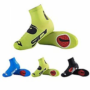 bike bicycle shoe covers overshoes, cycling shoe covers, men women mtb mountain road sputtering proof windproof warmer bicycle overshoes booties covers for outdoor activities, green, l Lightinthebox