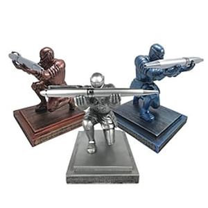 Executive Soldier Knight Pen Holder Creative Home Office Decor Pen Holder 151015 cm Lightinthebox