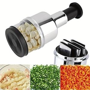 Creative Stainless Steel Garlic Cutter Onion Chopper Hand Pressure Garlic Presses Machine Kitchen Tools Kitchen Gadgets Lightinthebox