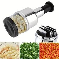 Creative Stainless Steel Garlic Cutter Onion Chopper Hand Pressure Garlic Presses Machine Kitchen Tools Kitchen Gadgets Lightinthebox - thumbnail