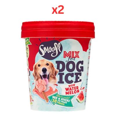 Smoofl Watermelon Mix for Dog Ice with 10pcs Chew Sticks 105G (Pack of 2) Smoofl Watermelon Mix for Dog Ice with 10pcs Chew Sticks 105G (Pack of 2)