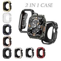 Watch Case Compatible with Apple Watch Ultra 49mm Scratch Resistant Bumper Full Cover All Around Protective PC Watch Cover miniinthebox - thumbnail