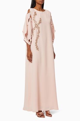 Cut Out Kaftan with Embroidery Cut Out Kaftan with Embroidery