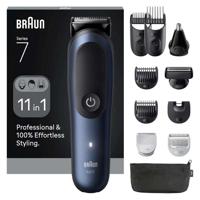 Braun ProBlade AutoSense AIO7540 All-in-One Series 7 11-in-1 Grooming Kit With 120 Min Battery - Blue