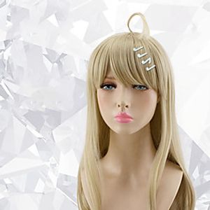 Cosplay Wig Silver Gray Highlights Gradually Change Color M Bangs Anti-warping Large Wave High-temperature Fiber Lightinthebox