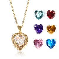 JASSY® 7 Gemstone Heart Necklace