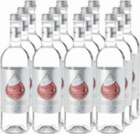 Monviso Sparkling Mineral Water in Glass Bottle - 750 ml - 12pcs