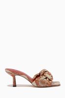 Lana Mules in Snake Print Leather Lana Mules in Snake Print Leather