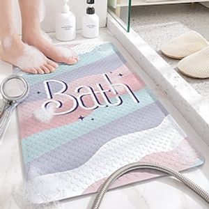 Pvc Floor Mat Home Bathtub Bathroom Non-Slip Mat Toilet Shower Room Bath Mat Toilet Foot Mat Lightinthebox