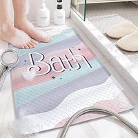 Pvc Floor Mat Home Bathtub Bathroom Non-Slip Mat Toilet Shower Room Bath Mat Toilet Foot Mat Lightinthebox - thumbnail