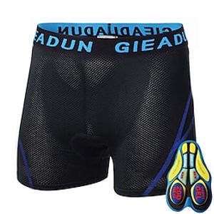 Men's Cycling Padded Shorts Bike Padded Shorts  Chamois Mountain Bike MTB Road Bike Cycling Sports 3D Pad Breathable Moisture Wicking Quick Dry Black Clothing Apparel Bike Wear Lightinthebox