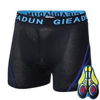 Men's Cycling Padded Shorts Bike Padded Shorts  Chamois Mountain Bike MTB Road Bike Cycling Sports 3D Pad Breathable Moisture Wicking Quick Dry Black Clothing Apparel Bike Wear Lightinthebox - thumbnail