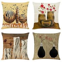 African Style Double Side Cushion Cover 4PCS Soft Decorative Square Throw Pillow Cover Cushion Case Pillowcase for Sofa Bedroom 45 x 45 cm (18 x 18 Inch) Superior Quality Machine Washable miniinthebox African Style Double Side Cushion Cover 4PCS Soft Decorative Square Throw Pillow Cover Cushion Case Pillowcase for Sofa Bedroom 45 x 45 cm (18 x 18 Inch) Superior Quality Machine Washable miniinthebox