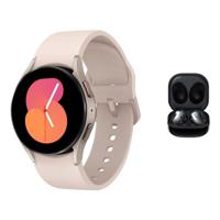 Samsung Galaxy Watch 5 40mm - Pink Gold + Samsung Galaxy Buds Live - Black (Bundle) - thumbnail