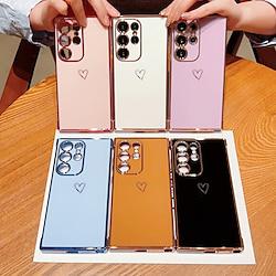 Phone Case For Samsung Galaxy S24 S23 S22 S21 Ultra Plus A54 A34 A14 A53 A33 A23 A13 A12 A52 Back Cover Shockproof TPU Plating Lightinthebox