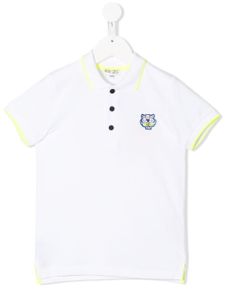 Kenzo Kids branded polo shirt - White
