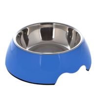 Nutrapet Melamine Round Bowl Blue S: 14x4.5 Cms 160/Ml5.4Oz