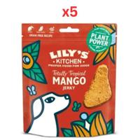 Lily's Kitchen Totally Tropical Mango Jerky Dog Treats 70G (Pack Of 5)