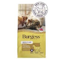 Burgess Adult Chicken & Duck Cat Dry Food - Chicken Duck 10Kg