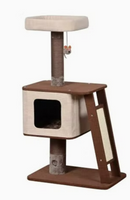 Catry Cat Tree 60 X 40 X 109.7Cm Brown (UAE Delivery Only)