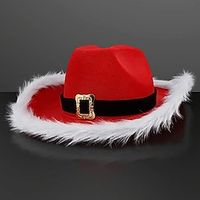 Christmas Hat Christmas Hat Santa Hat Men's Women's Boys Girls' Christmas Christmas New Year Kid's Adults' Party Christmas Polyester Hat miniinthebox - thumbnail