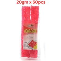 Aling Conching Agar-Agar Gulaman Red 20Gm Pack of 50 (UAE Delivery Only)