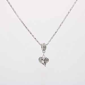 Women's Pendant Necklace Necklace Classic Heart Hollow Heart Dainty Unique Design Fashion Modern Silver Plated Chrome Silver 42 cm Necklace Jewelry 1pc For Street Carnival Holiday Graduation Festival miniinthebox