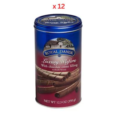 Royal Dansk Luxury Chocolate Wafers 12X350G