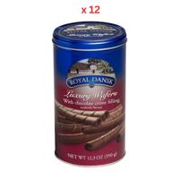 Royal Dansk Luxury Chocolate Wafers 12X350G