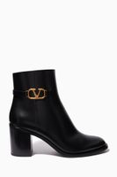 Valentino Garavani VLOGO Ankle Boots in Leather Valentino Garavani VLOGO Ankle Boots in Leather