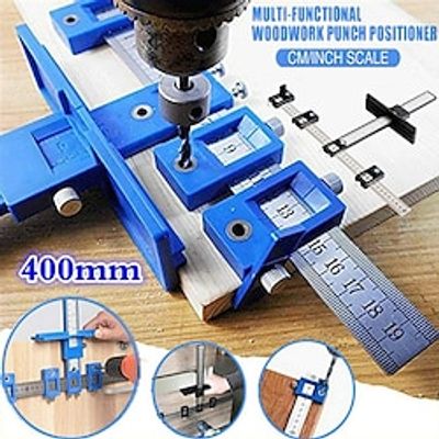 Cabinet Hardware Jig Tool - Adjustable Punch Locator Drill Template Guide Wood Drilling Dowelling Guide for Installation of Handles Knobs on Doors and Drawer Lightinthebox Cabinet Hardware Jig Tool - Adjustable Punch Locator Drill Template Guide Wood Drilling Dowelling Guide for Installation of Handles Knobs on Doors and Drawer Lightinthebox