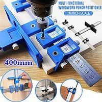 Cabinet Hardware Jig Tool - Adjustable Punch Locator Drill Template Guide Wood Drilling Dowelling Guide for Installation of Handles Knobs on Doors and Drawer Lightinthebox - thumbnail