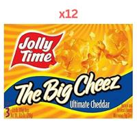 Jolly Time Big Cheez Microwave Popcorn 10.5oz (Pack of 12)