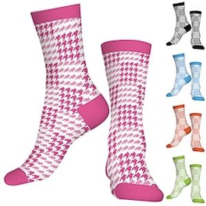 Men's Women's Socks Compression Socks Cycling Socks Funny Socks Novelty Socks Bike  Cycling Breathable Anatomic Design Wearable 1 Pair Graphic Cotton Black Blue Orange S M L Lightinthebox