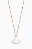 Divas' Dream Mother of Pearl Diamond Necklace - thumbnail