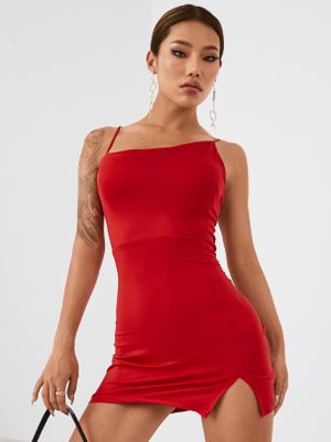 Sexy Spaghetti Backless design Sleeveless Mini Dress Sexy Spaghetti Backless design Sleeveless Mini Dress