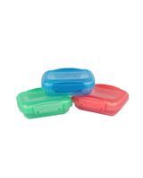 Sistema 200ML Rectangular Lunch Box Pack of 3